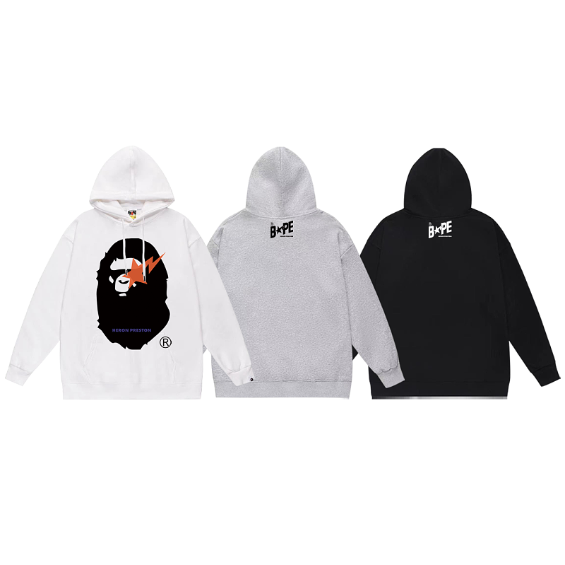Terry Fleece Bape Hoodie