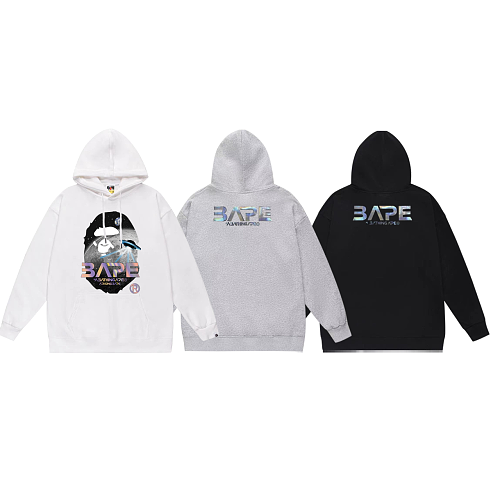Terry Fleece Bape Hoodie