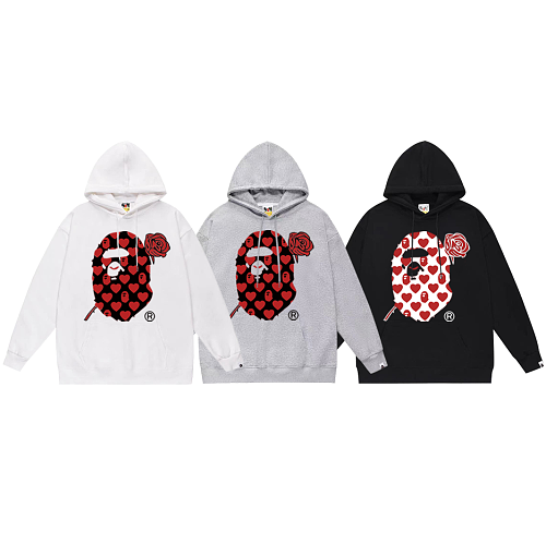 Terry Fleece Bape Hoodie