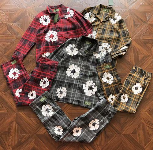 TOP148 PANTS148 Denim Tears Long-Sleeve TROUSERS5613211