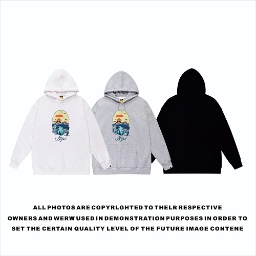Terry Fleece Bape Hoodie