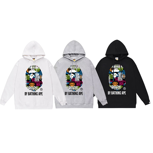 Terry Fleece Bape Hoodie