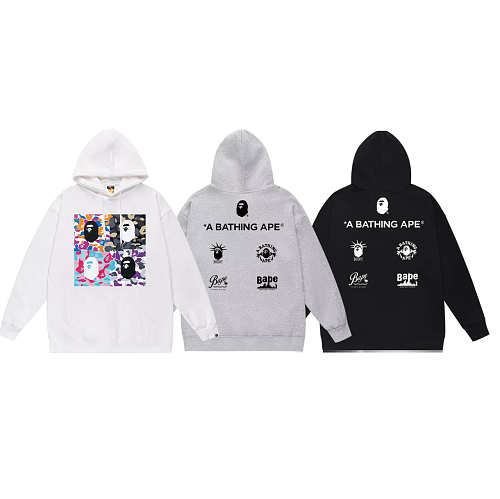 Terry Fleece Bape Hoodie