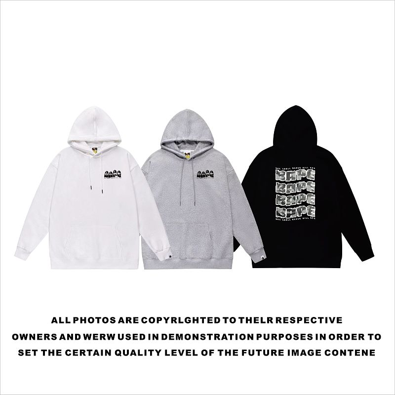 Terry Fleece Bape Hoodie