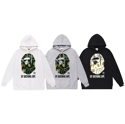 Terry Fleece Bape Hoodie