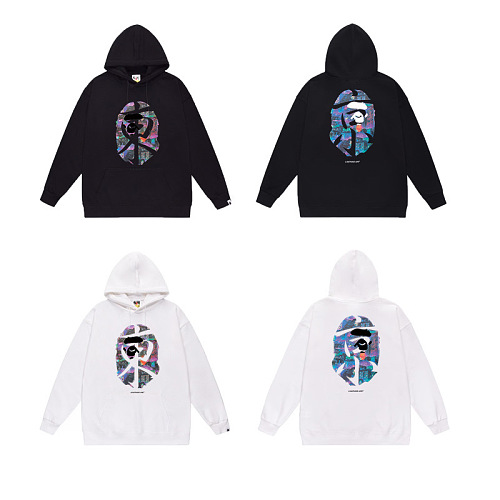 Terry Fleece Bape Hoodie