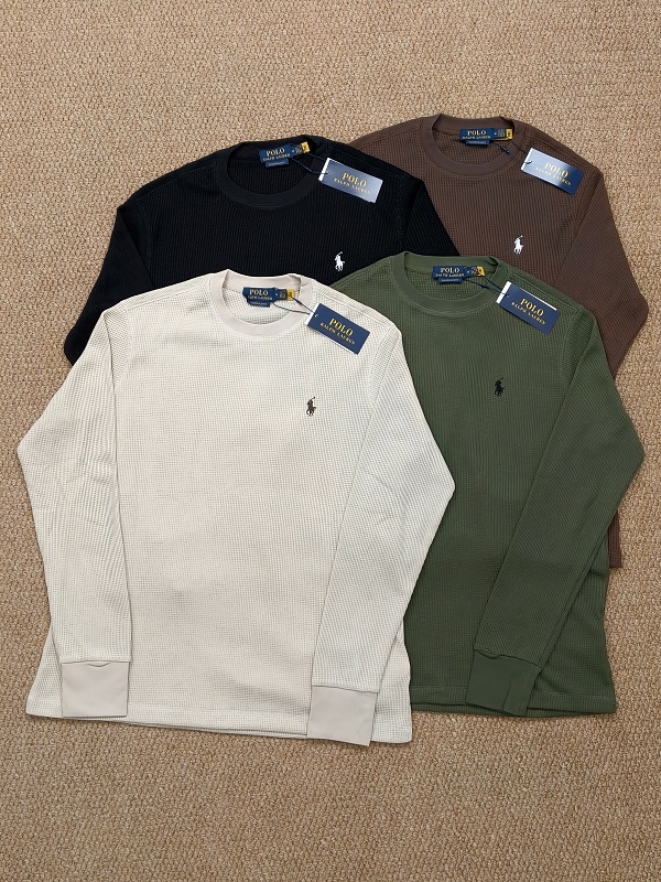 20.5 RL Waffle Long-sleeved T-shirt RL T F
