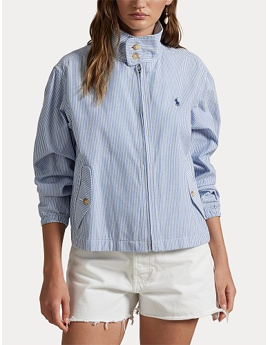 25.7 Unisex Stripe Cotton Seersucker Jacket RL X