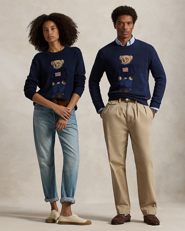 46.6 Flag Bear Sweater KC