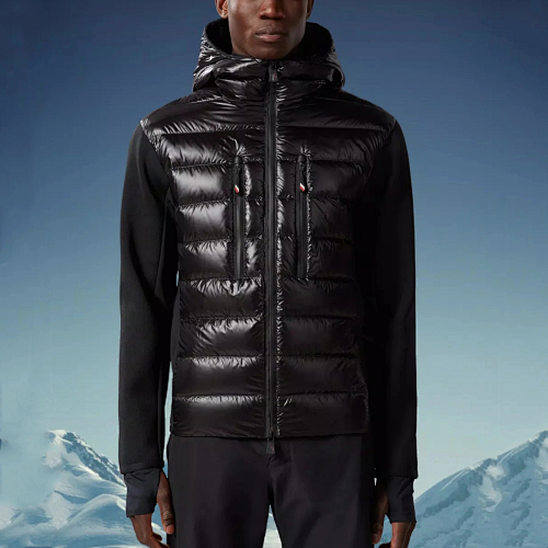 PRO065 Apres-Ski Knit-Sleeves Puffer Jacket Apres