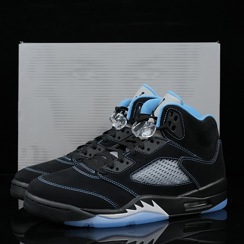 93A45QD0 Air Jordan 5 Retro 'Black Carolina Unc'