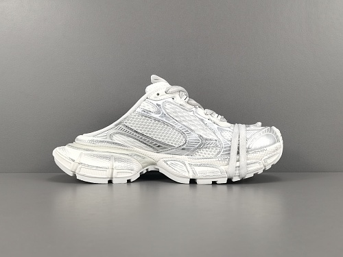 OK Version Balenciaga Half Drag White Silver