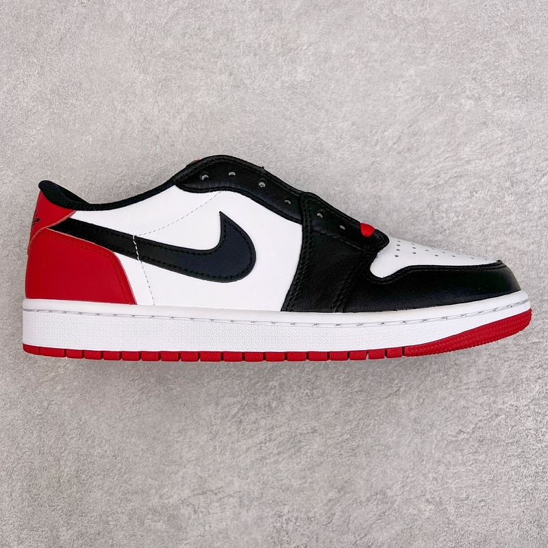 Jordan AJ1 Low Black Toe The Pinnacle Of The Industry A Replica Of