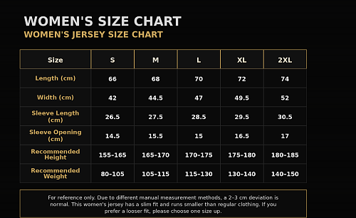 Size S-M-L-XL-2XL