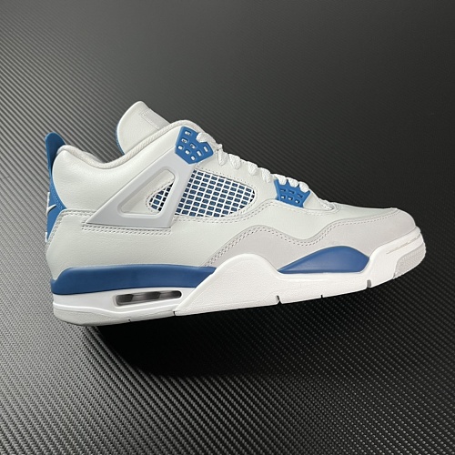 Jordan AJ4 New White Blue