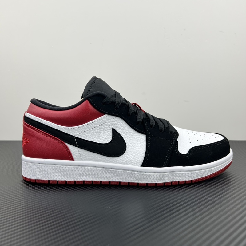 Jordan AJ1 Black And Red Toes