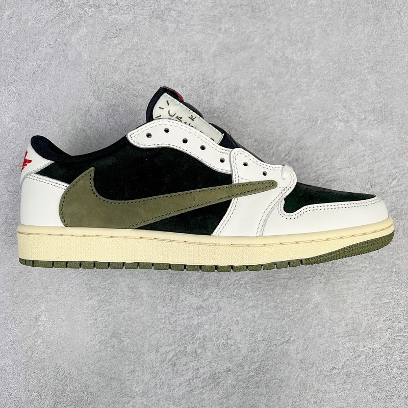 Jordan Ljr Special Edition Original AJ1 TS Co Branded White Black And Green