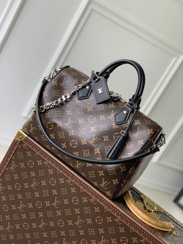 Louis Vuitton Speedy Soft 30 Dark Monogram Toron