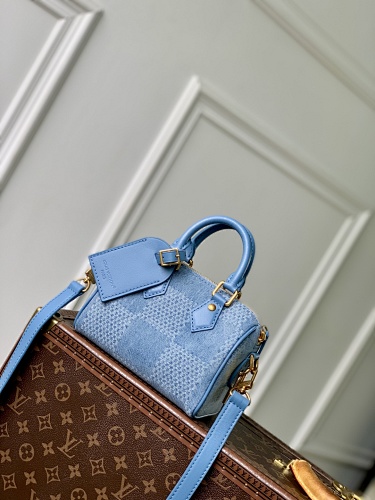 Speedy 18 Bandoulière Damier Denim Pharrell Williams Damier Marque L. Vuitton Deposée
