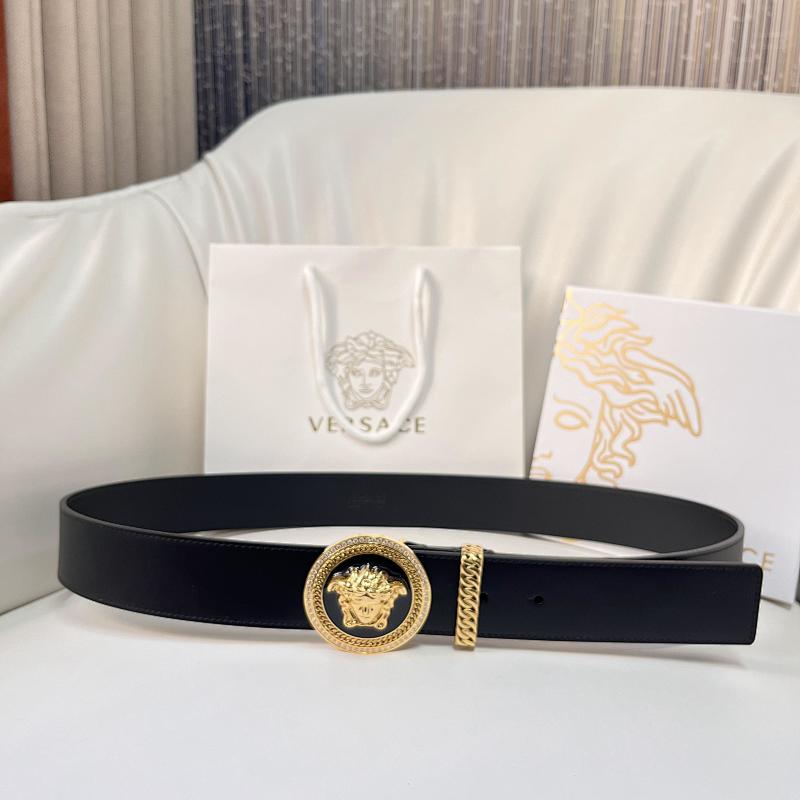 3.8cm Gold Hibiscus Barocco Versace