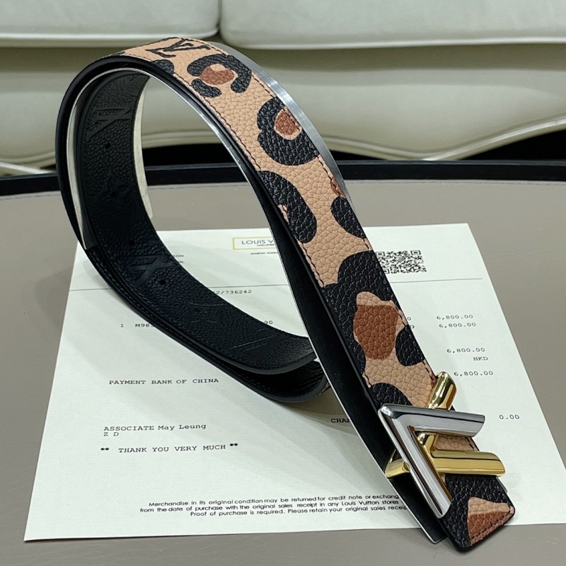 Louis Vuitton 3.0cm Iconic Wild At Heart Monogram Empreinte Logo