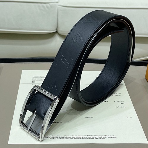 Louis Vuitton 4.0cm Reverso Monogram Reverso Logo