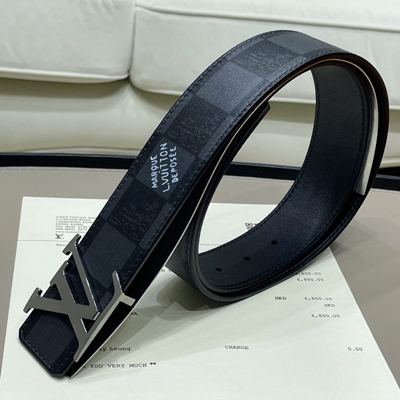 Louis Vuitton 4.0cm Initials Marque Déposée Damier Archives Damier