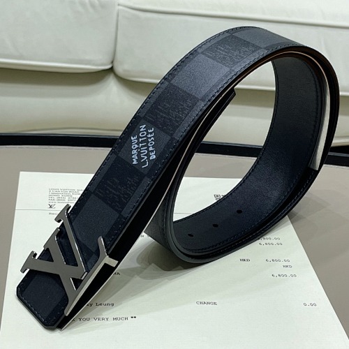 Louis Vuitton 4.0cm Initials Marque Déposée Damier Archives Damier