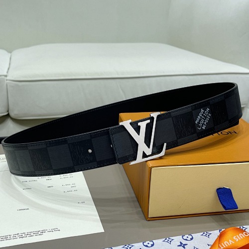 Louis Vuitton 4.0cm Initials Marque Déposée Damier Archives Damier