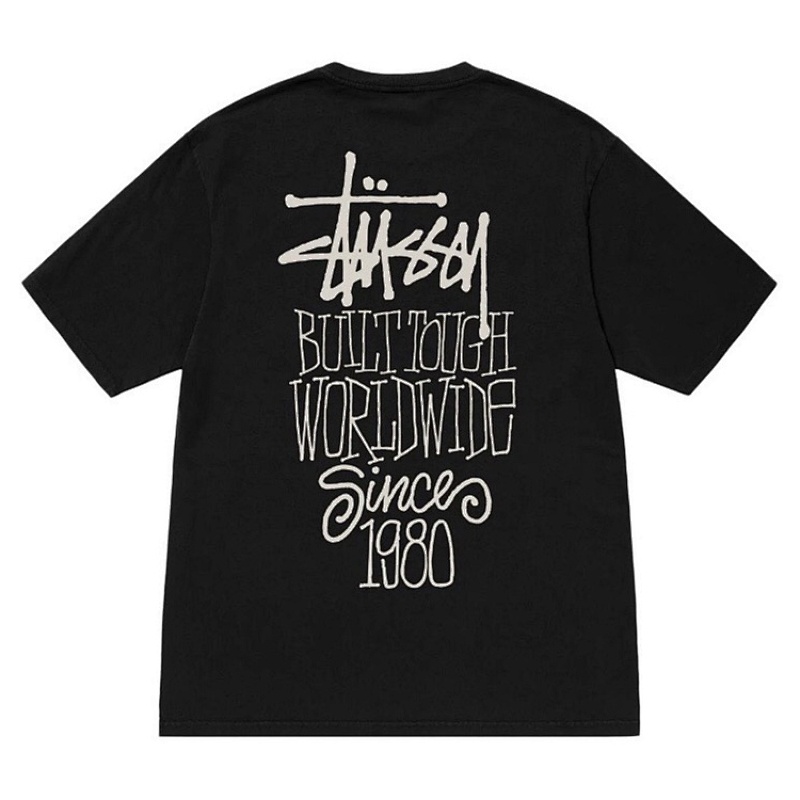 Stussy Stu Built Tough Tee Pigment Dyed T S M L XL Y1338