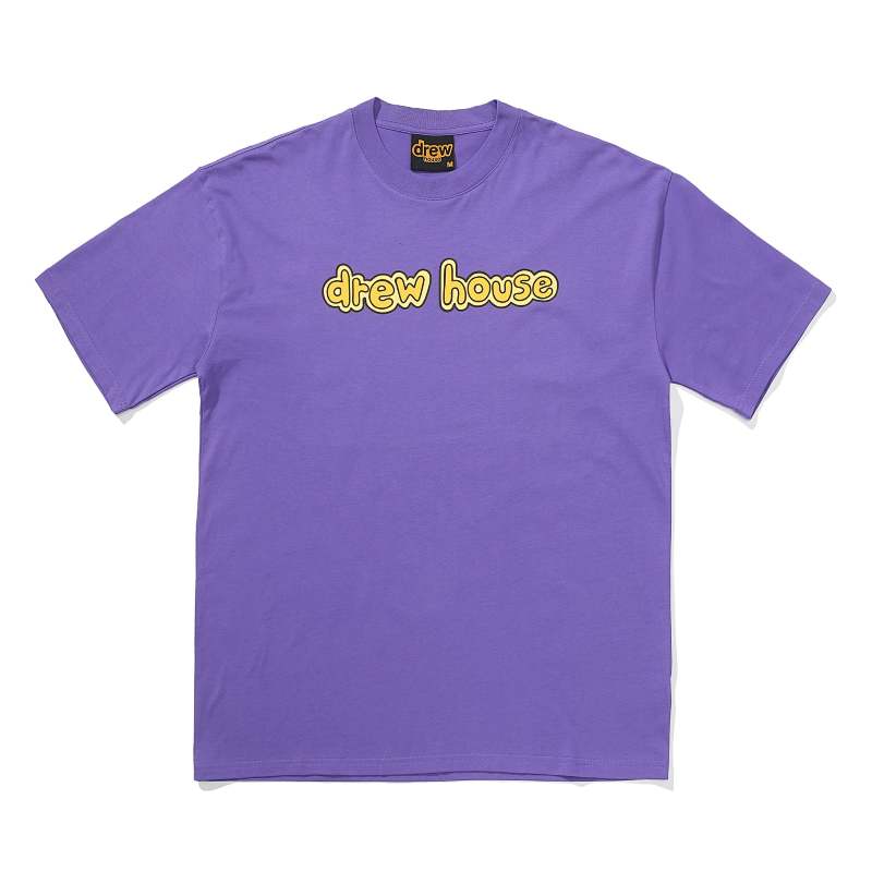 Drew House SS Tee Violet Logo T S M L XL