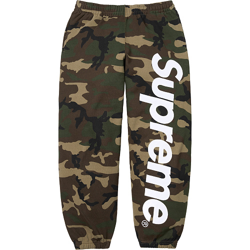 Satin Applique Sweatpant Logo S M L XL