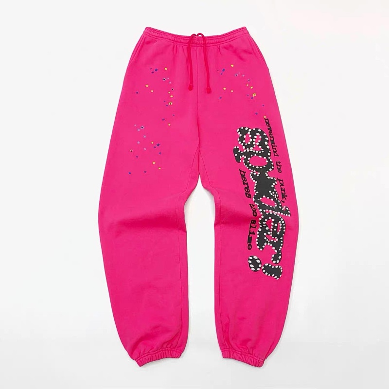 Pink V2 Sp5der Sweats S-Xl