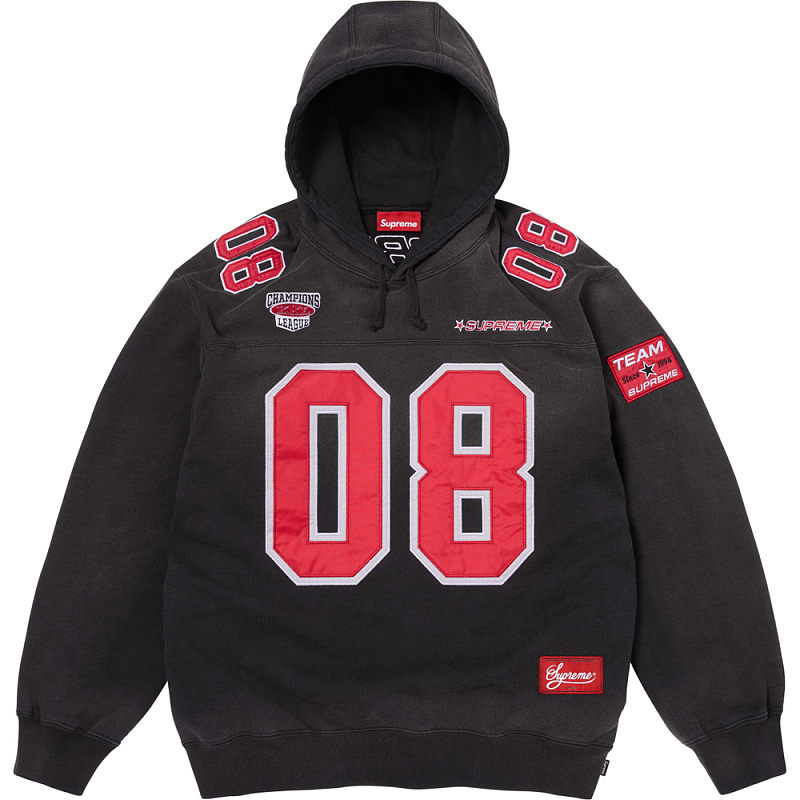 Ss26 Football Jersey Hooded Sweatshirt S-Xl
