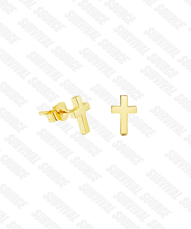 Cross Ear Studs