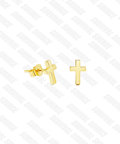 Cross Ear Studs