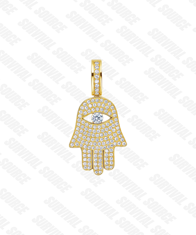 Iced Hamsa Hand