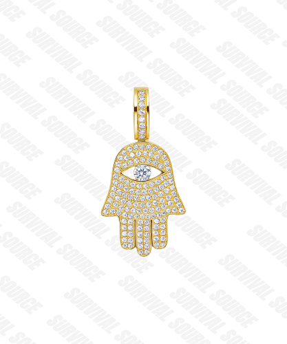Iced Hamsa Hand