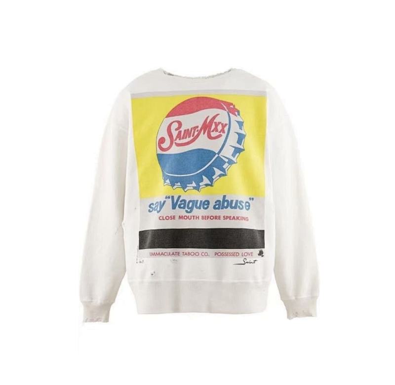Saint Mxxxxxx 25aw Crw Neck Swt Vague Abuse