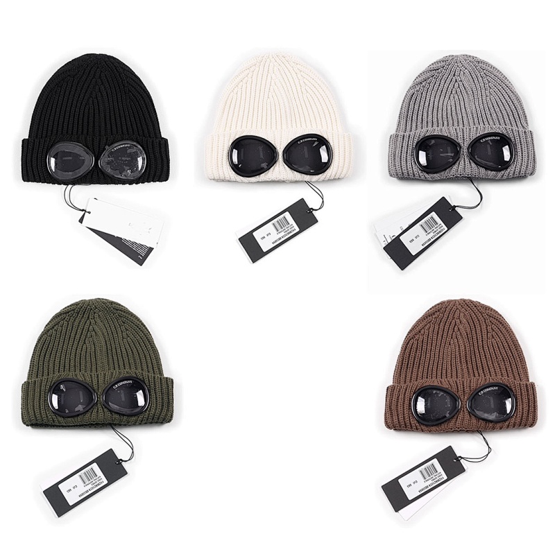 100 Wool C.p.c+ Wool Goggle Beanie Caps