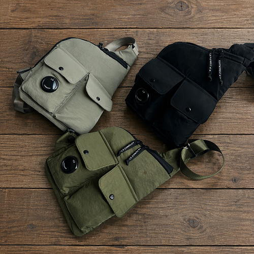 C.p. Company Lens Single Strap Cross Body Bag 28 23cm
