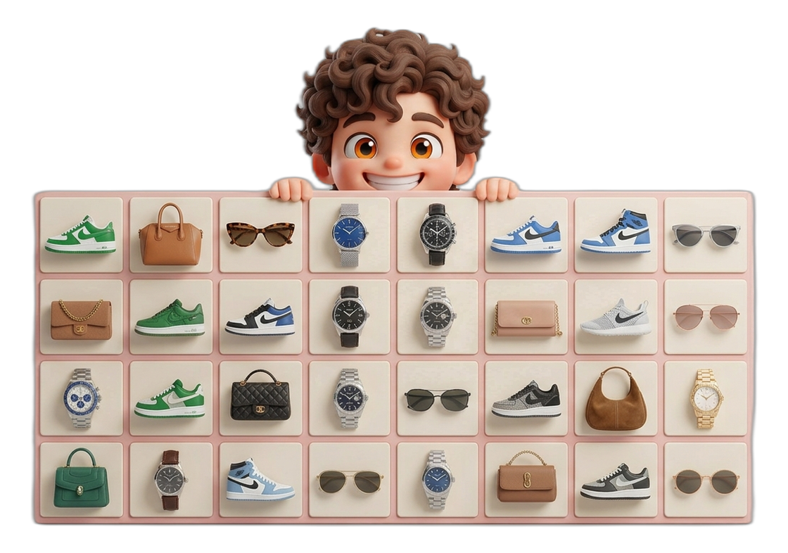 GRAILS mascot peeking over a grid of grails