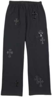 Cross patch pants