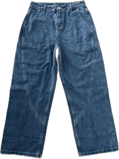 Baggy denim jeans