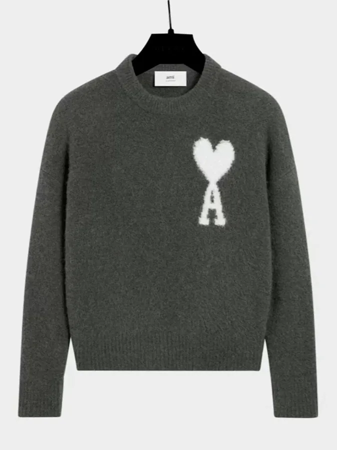 羊驼圆领毛衣 Alpaca sweater