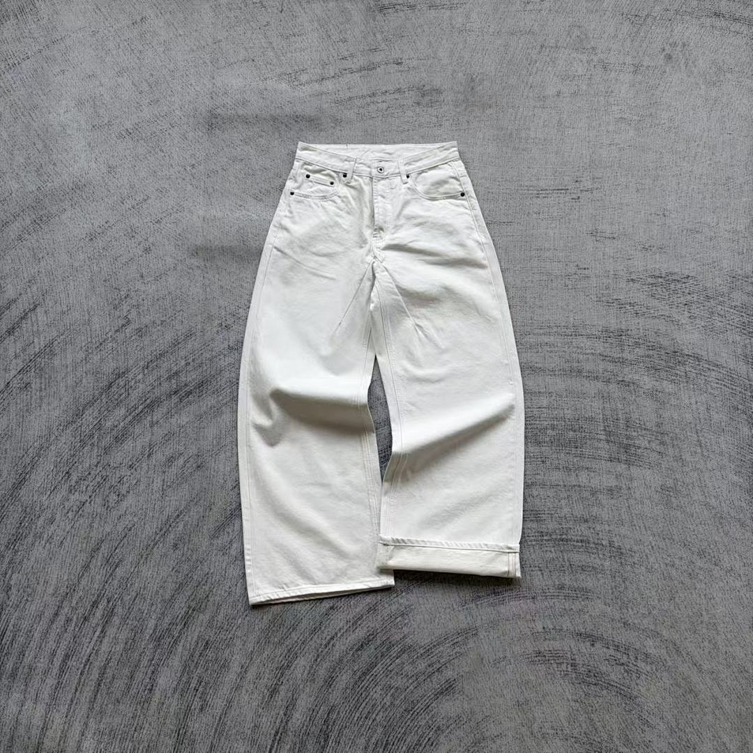 Fyredwrld Cream selvedge denim jeans