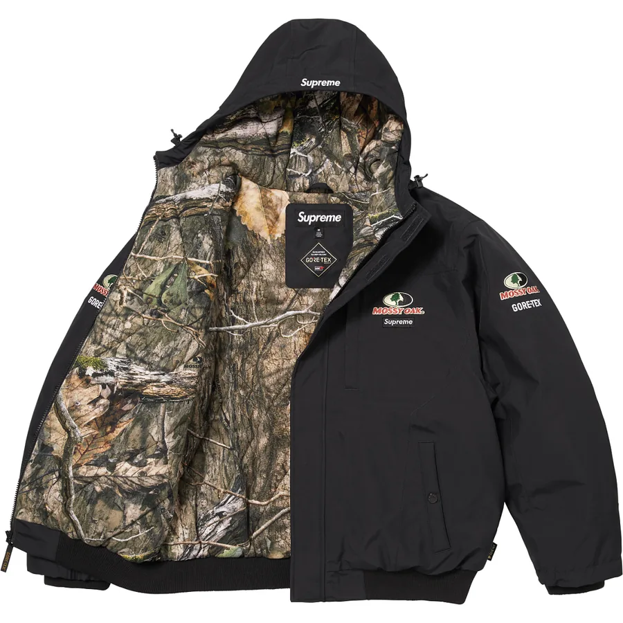 GORE TEX MOSSY OAK 夹克 黑 迷彩 红 S M L XL