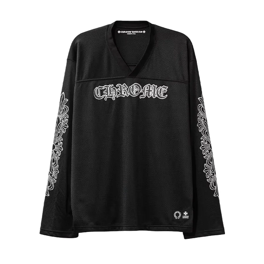 💰(270CNY) Glitter Sanskrit Ice Hockey Long Sleeve Item ID:C12831