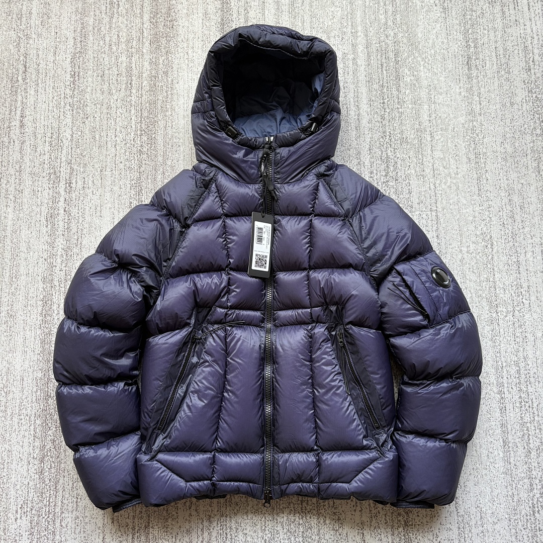 BLUE CP DD SHELL PUFF JACKET（goose down）