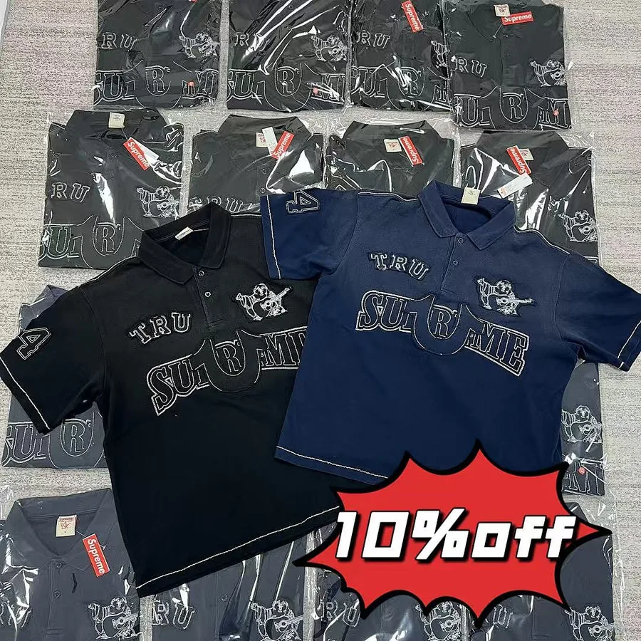 Supreme x True Religion Appliqué Polo（2colors
